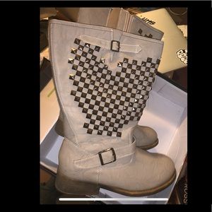Studded Moto Boots